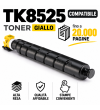 Toner Compatibile per Kyocera TASKalfa 3552ci 4052ci,4053ci TK8525 Giallo da 20000 pagine